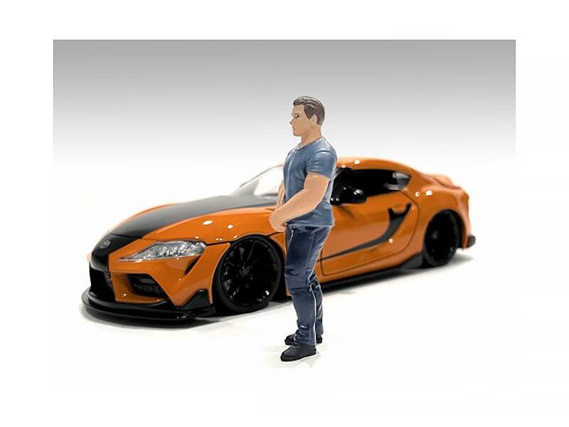 Angle. American Diorama - "Car Meet 3" Figure 4 for 1/18 Scale Models by American Diorama - Multi.