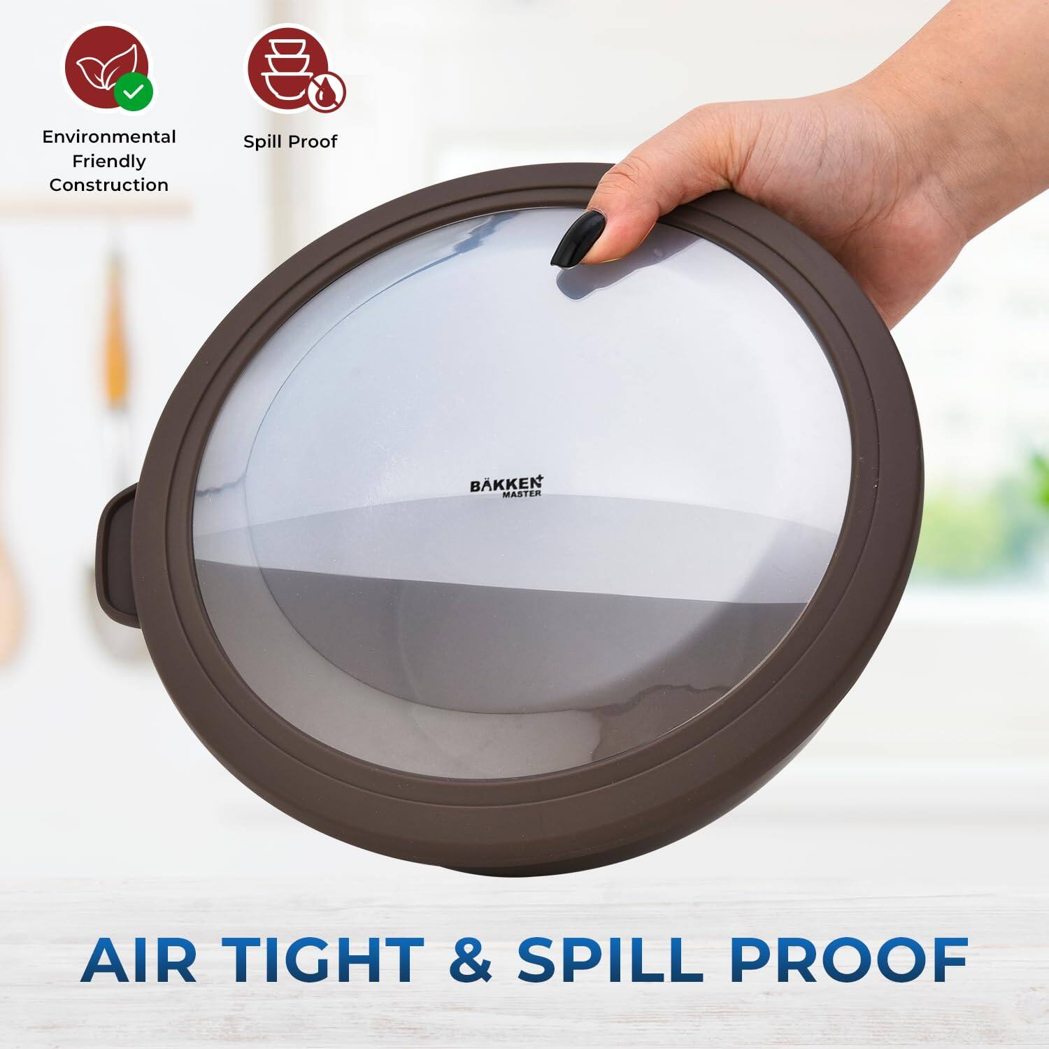 Environmental Friendly Construction, Spill Proof, Air Tight & Spill Proof
