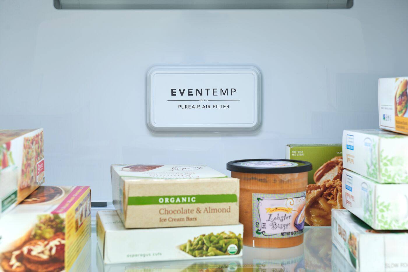 EVENTEMP WITH PUREAIR AIR FILTER  
ORGANIC Chocolate & Almond Ice Cream Bars  
Lobster Bisque  
NET WT