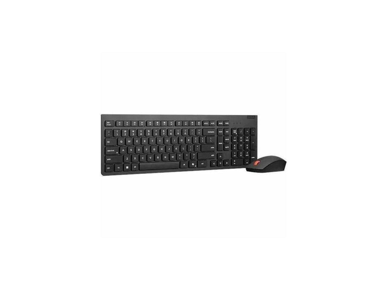 Alt View 7. Lenovo - Lenovo Essential Wireless Combo Keyboard & Mouse 4X31R64453 - Black.