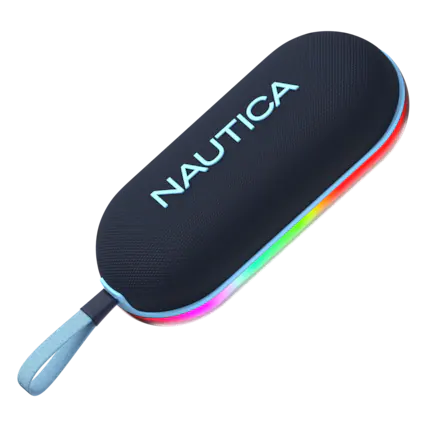 Front. Nautica - Nautica Nayman SP520 Maxx Portable Bluetooth Speaker - Navy-Blue.