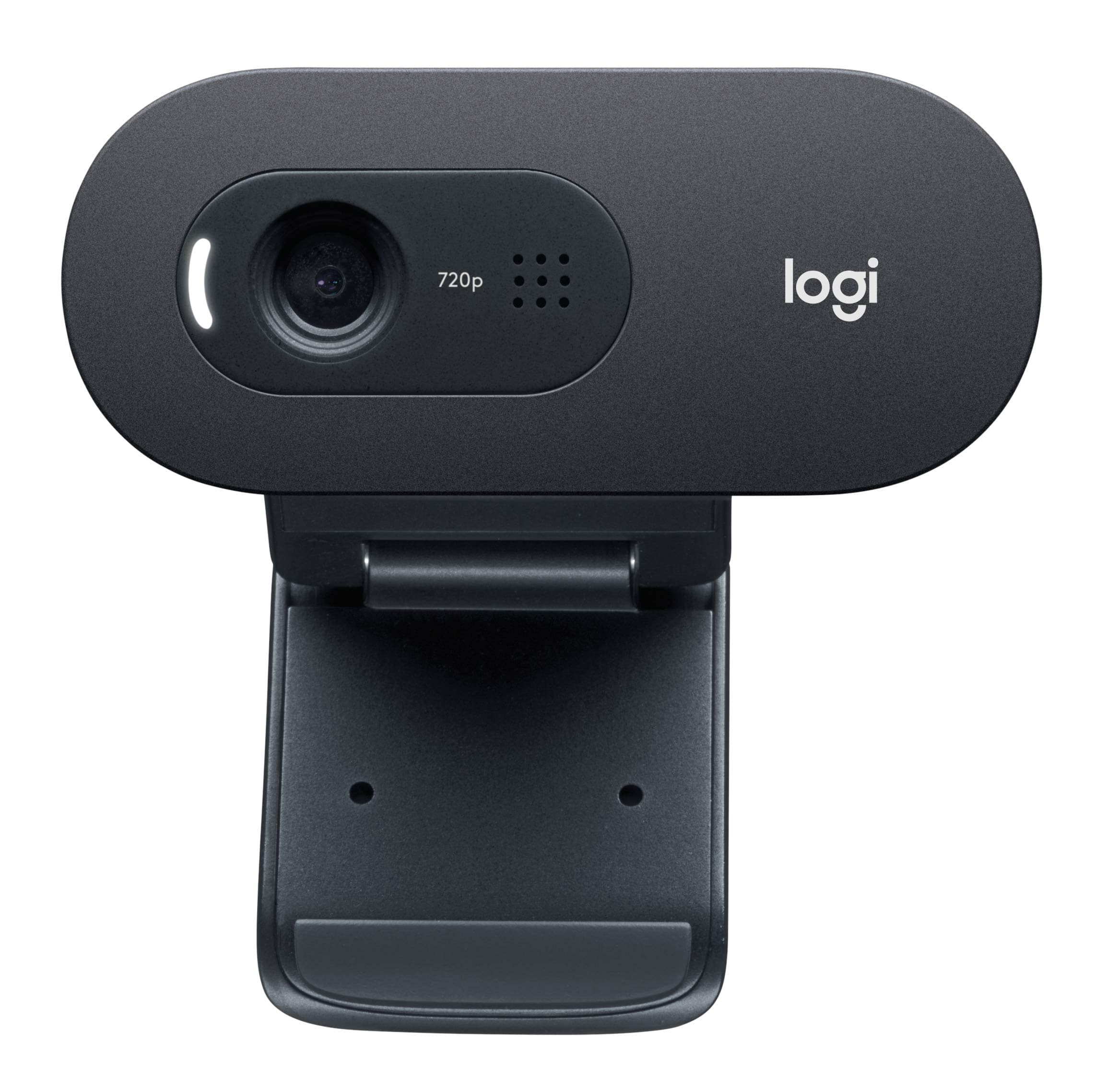 Logitech - C270 Desktop or Laptop Webcam, HD 720p Widescreen for Video Calling and Recording - Black