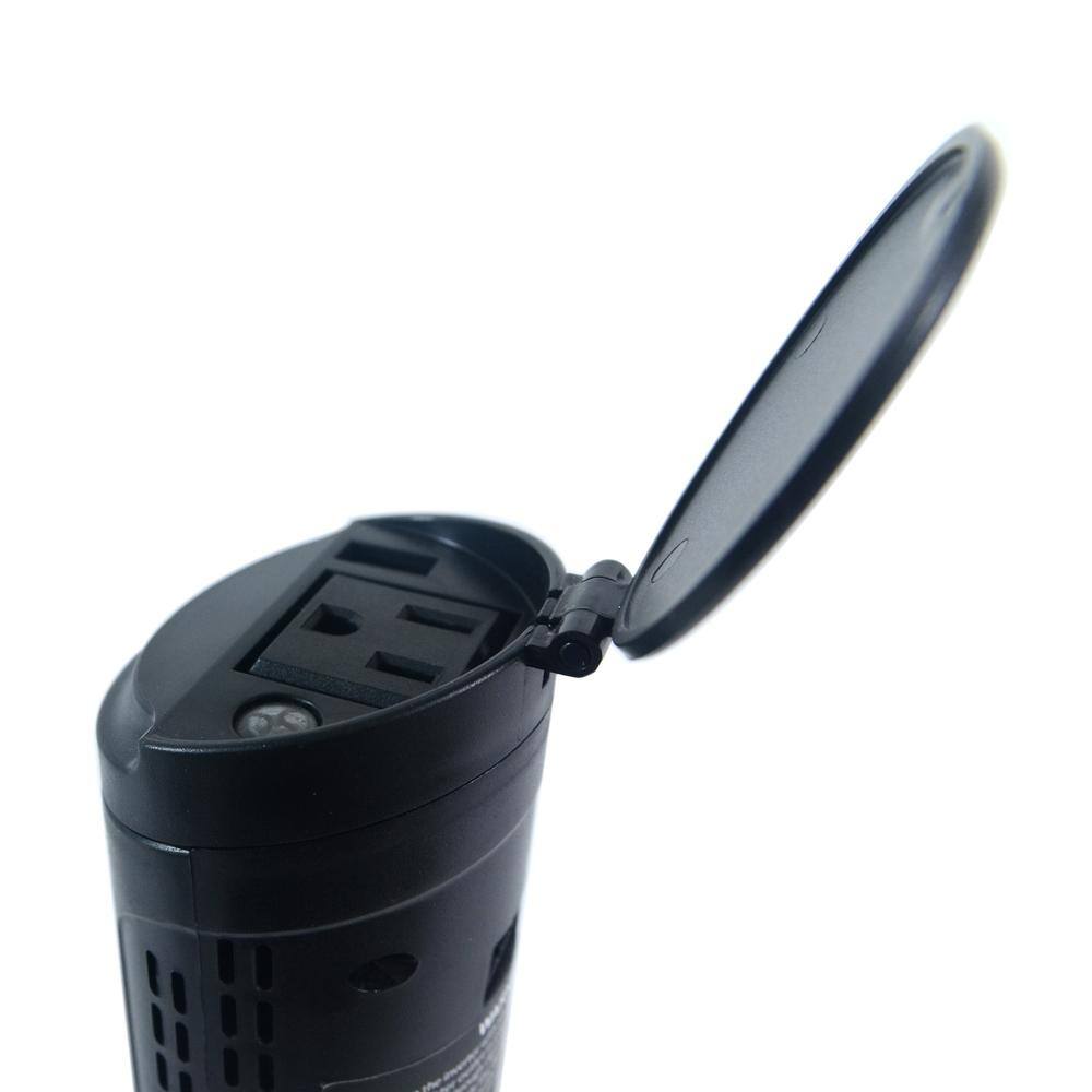 Left. Nature Power - 150 Watt Modified Sine Power Inverter - Black.