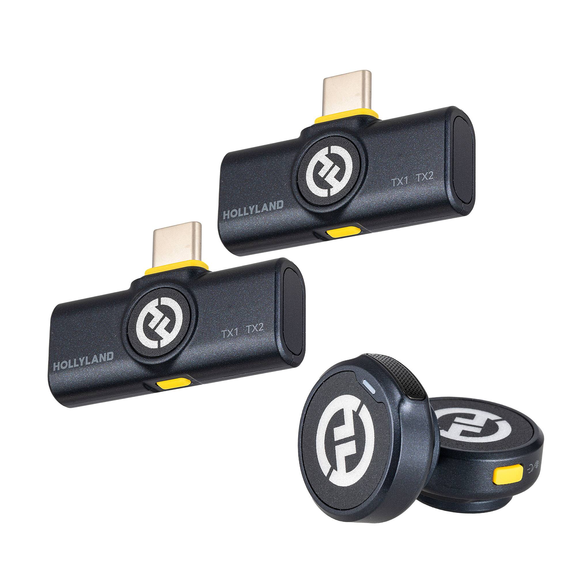 Hollyland Lark M2 Lighting ノイズキャンセル付き Hollyland Lark M2S Combo (Camera RX+USB-C RX+ Lightning