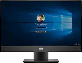 Dell - Refurbished Excellent - Optiplex 7470 AIO i5-9400 16GB 512GB SSD Windows 11 Pro 23.8" - Black