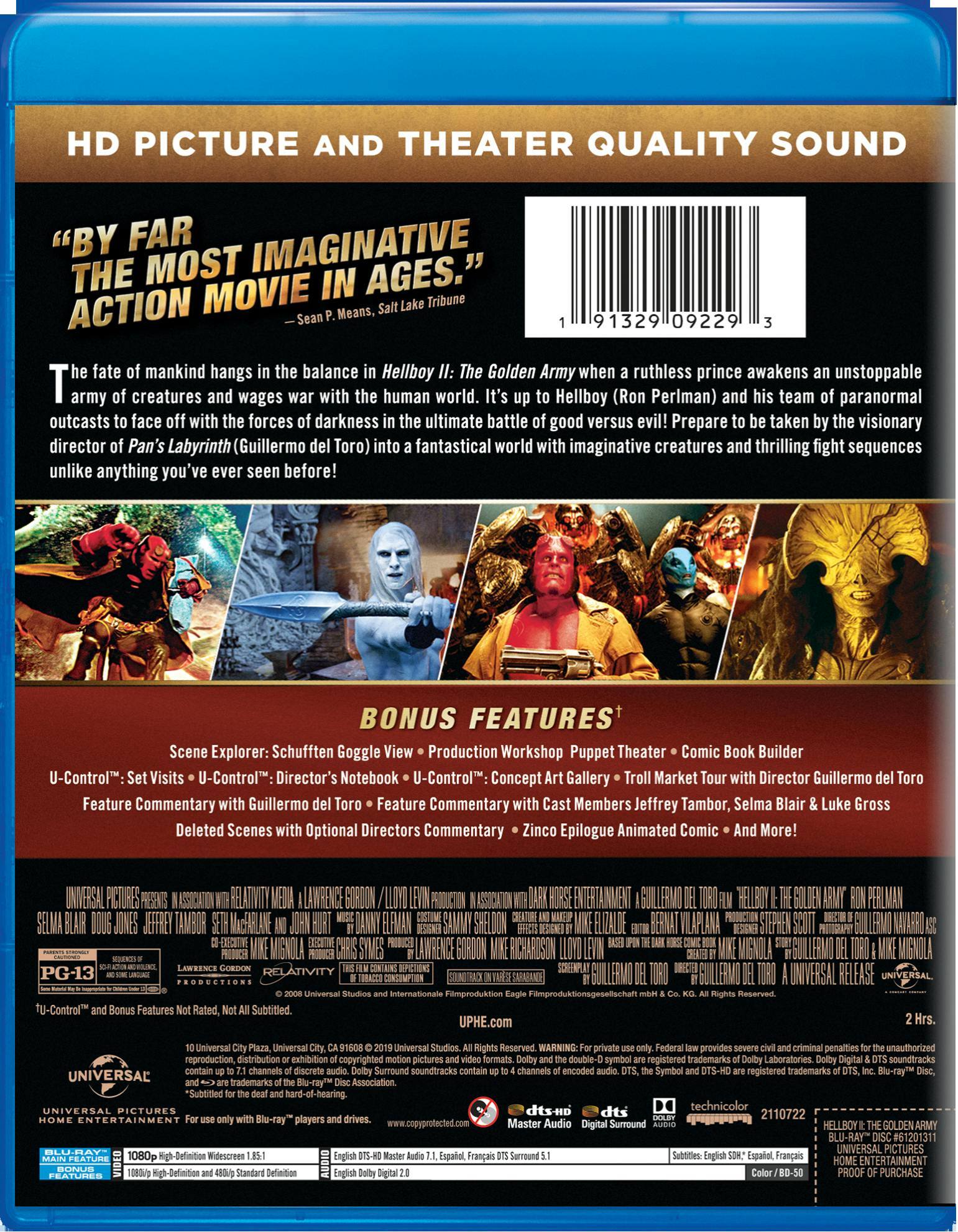 Angle. Hellboy 2 - The Golden Army [Blu-ray].
