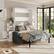 Front. Anysun - Full Size Wall Murphy Bed with Sofa and Storage Cabinets, Space-Saving Wall Bed for Home Office & Guest Room - Gray.