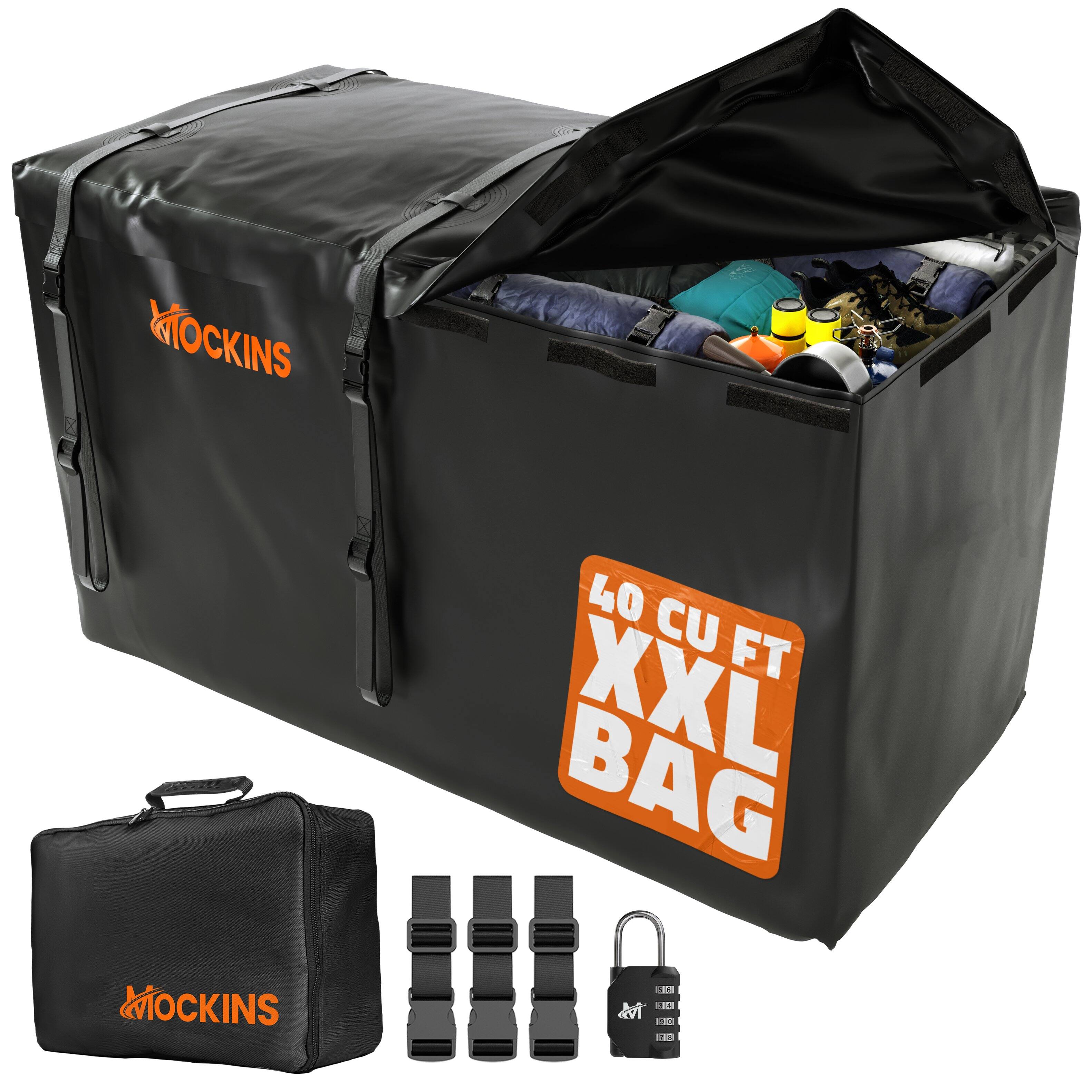 Mockins - 40 Cu Ft. Waterproof Hitch Cargo Carrier Bag (70 in. x 30 in. x 33 in.) with Buckle Straps, Lock & Carry Case price history on PriceWatchPro
