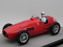 Ferrari 500 #102 Nino Farina 2nd Place "F2 Nurburgring GP" (1952) w/Driver Figure Ltd Ed to 55pcs 1/18 Car by Tecnomodel
