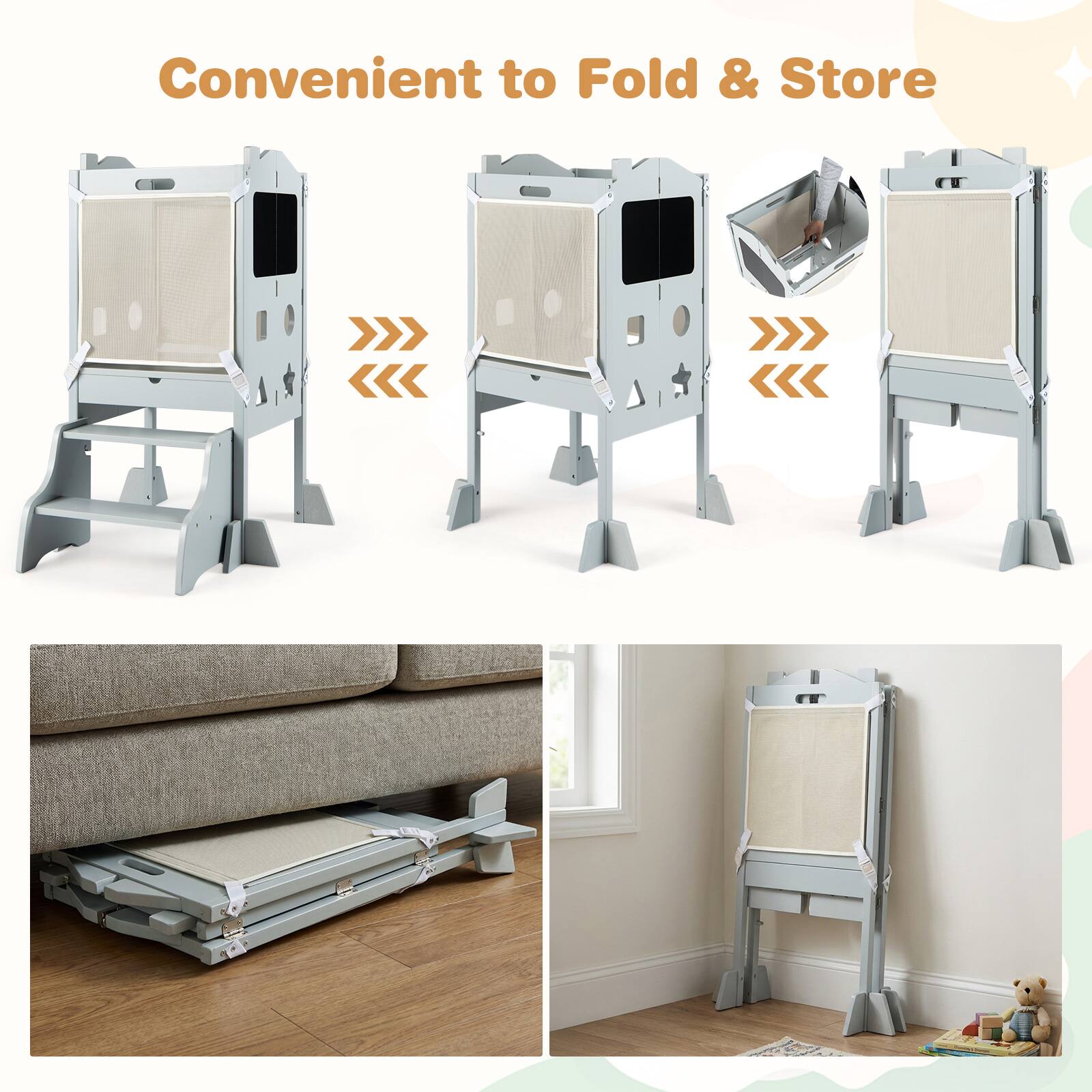 Convenient to Fold & Store