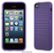 Front Zoom. Speck - PixelSkin HD Case for Apple® iPhone® SE, 5s and 5 - Grape Purple.