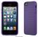 Front. Speck - PixelSkin HD Case for Apple® iPhone® SE, 5s and 5 - Grape Purple.