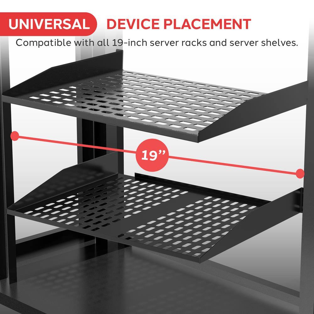 UNIVERSAL DEVICE PLACEMENT  
Compatible with all 19-inch server racks and server shelves.
