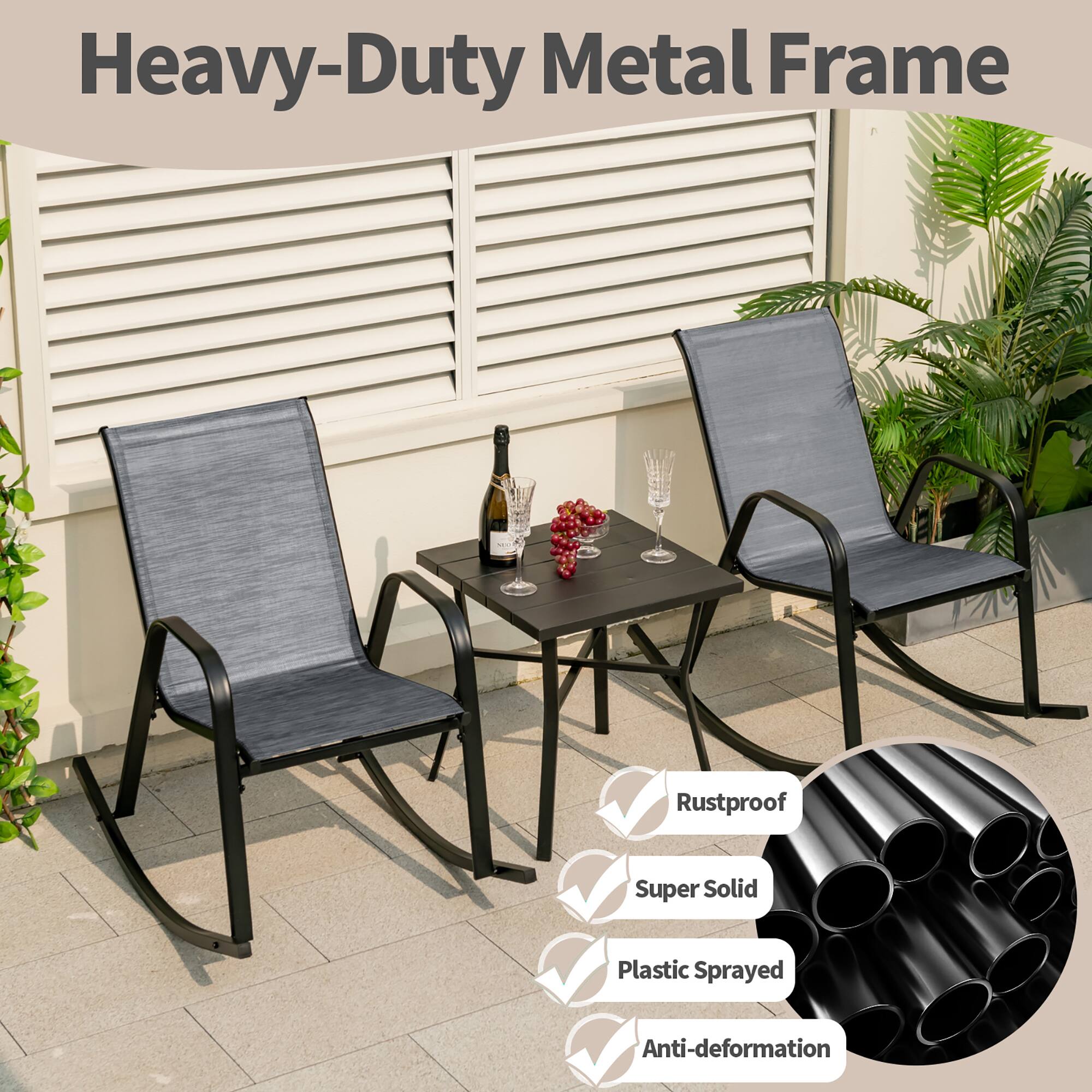 Heavy-Duty Metal Frame  
Rustproof  
Super Solid  
Plastic Sprayed  
Anti-deformation