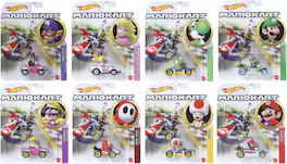 Mattel - Hot Wheels 1:64 Mario Kart 8-Piece T Assortment - COLLECTIBLES - Multicolor