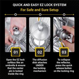 Glow - EZ Lock 16x60" ARC Curved Strip Light Softbox Bowens Mount Softbox for Strobes, Monolights & other Lights