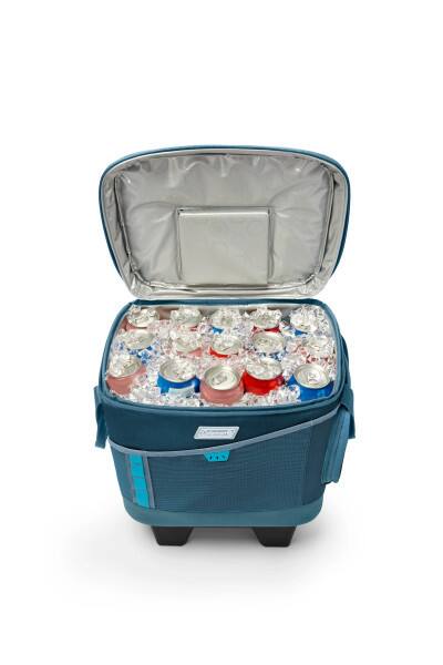Alt View 2. Coleman - SPORTFLEX 42-Can Soft Cooler with Wheels - Ocean.