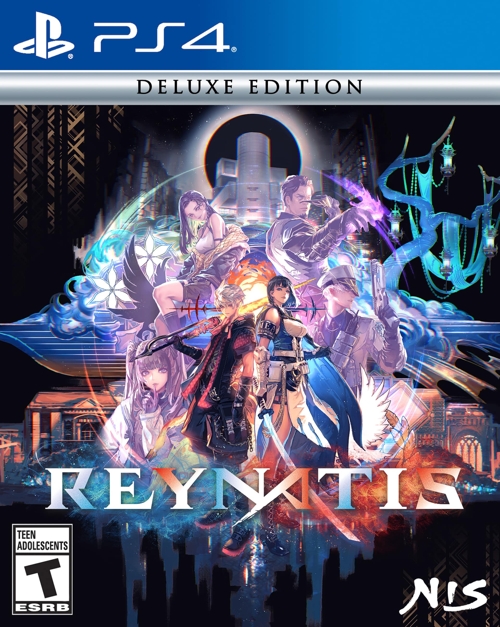 PS4. DELUXE EDITION. REYVNITIS. TEEN ADOLESCENTS. NIS. ESRB.