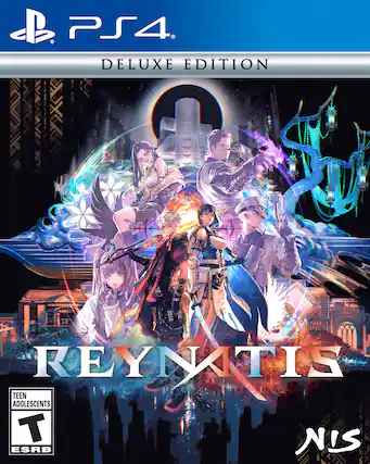 PS4. DELUXE EDITION. REYVNITIS. TEEN ADOLESCENTS. NIS. ESRB. - T (Teen 13+)
