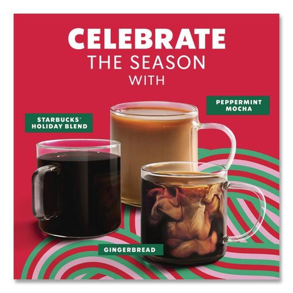 CELEBRATE THE SEASON WITH

STARBUCKS' HOLIDAY BLEND

PEPPERMINT MOCHA

GINGERBREAD