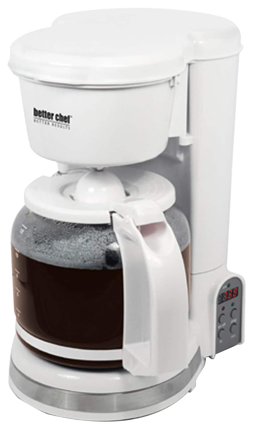 Best Buy: Better Chef 12-Cup Coffeemaker White 91584679M