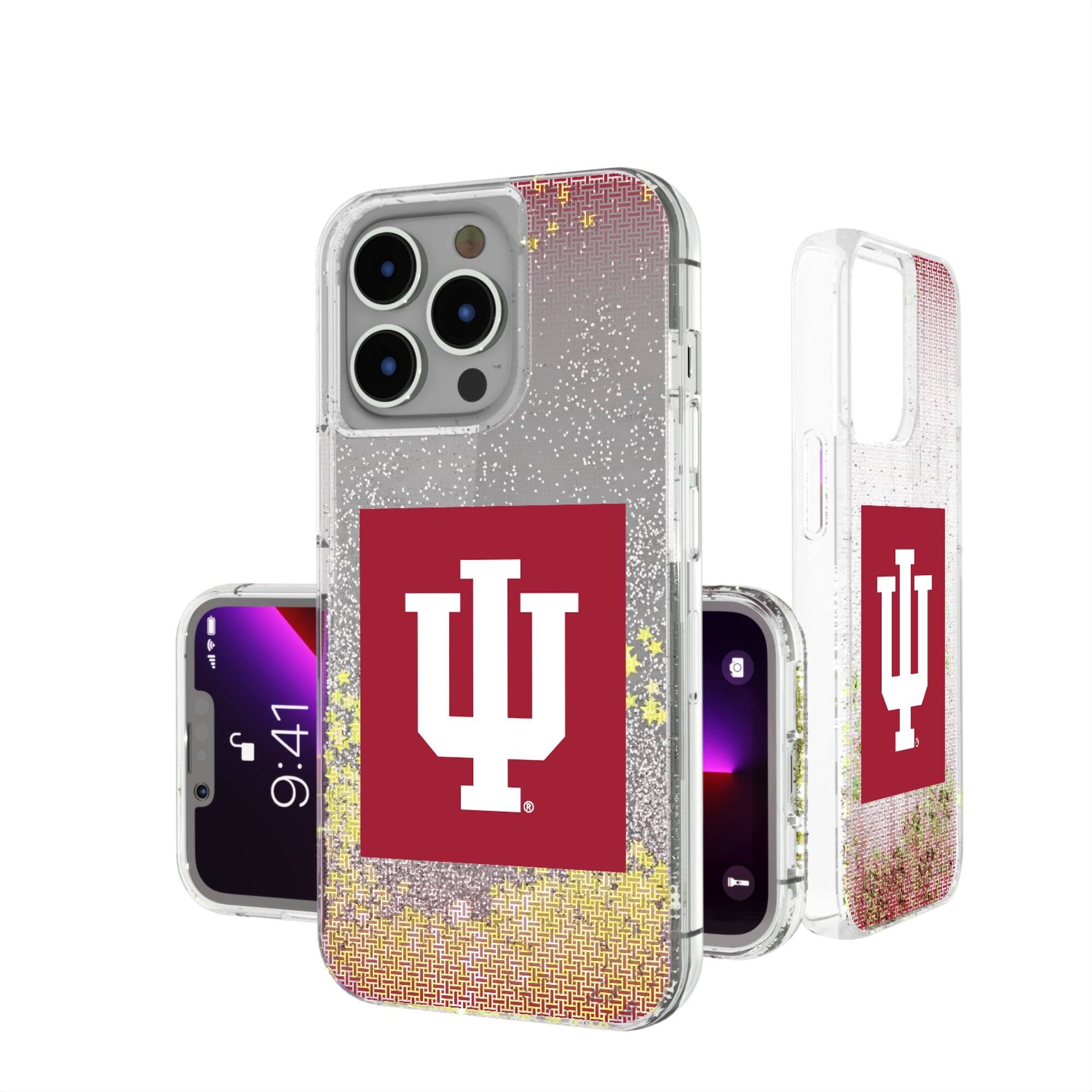 Keyscaper - NCAA - Indiana Hoosiers Linen Logo iPhone Glitter Case - 16 Pro - Multicolor price history on PriceWatchPro