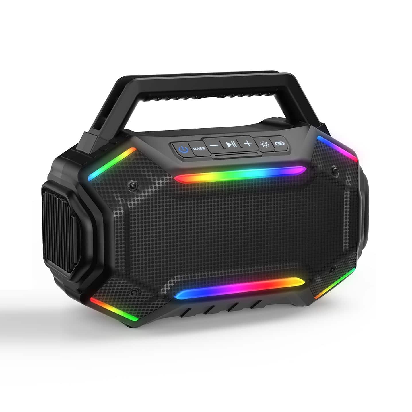 Dazzed Corner - Bluetooth Speaker, Loud Speaker with Bass, 30H Working Time - Black