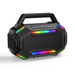 Dazzed Corner - Bluetooth Speaker, Loud Speaker with Bass, 30H Working Time - Black