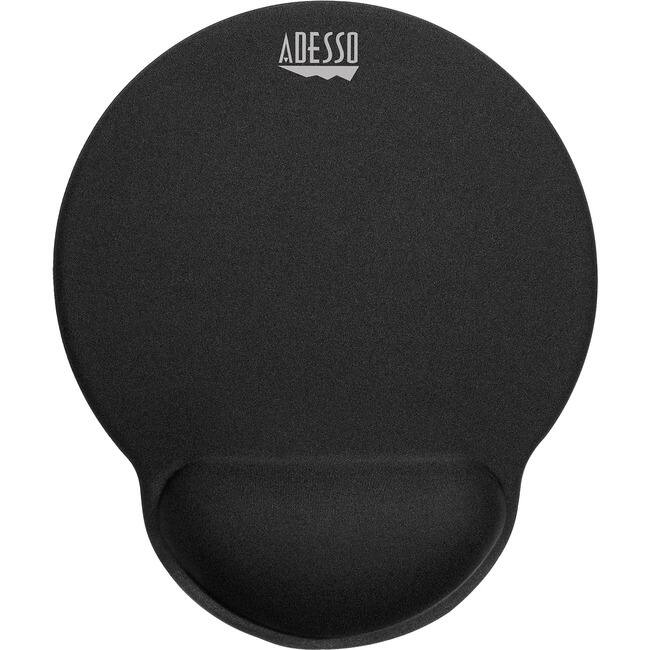 Adesso - Memory Foam Mouse Pad with Wrist Rest - 0.90" Height x 9.70" Width x 7.70" Depth - Memory Foam - Black