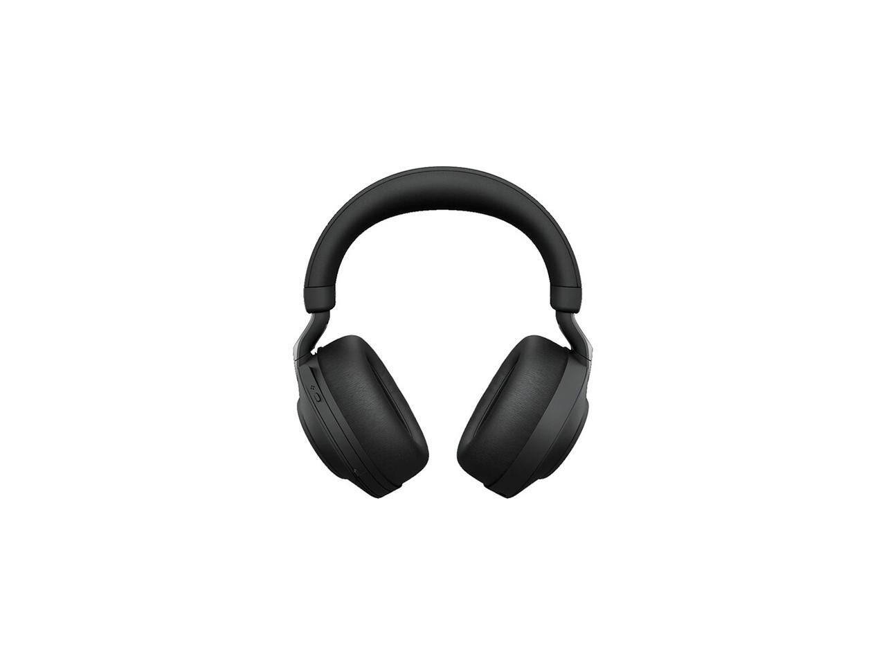 Back. Jabra - Jabra Evolve2 85 Headset - Stereo - Wireless - Bluetooth - Over-the-head - Binaural - Supra-aural - Black - Black.