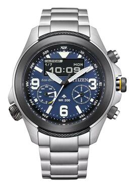 Citizen - Promaster Land 35th Anniversary Chronograph Dial Eco-Drive JV1006-51L 200M Men's Watch - Blue