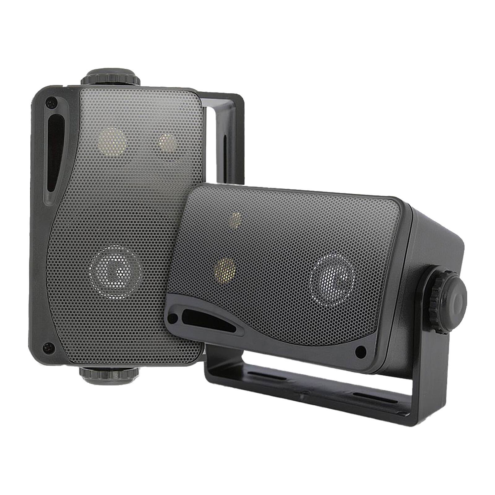 Alt View 2. Pyle - Pyle PDA8BU 5.1 Channel Home Audio Bluetooth MP3 FM Radio Receiver, 4x 3.5" 200W 3-Way Indoor/Outdoor Speakers w/Wire.