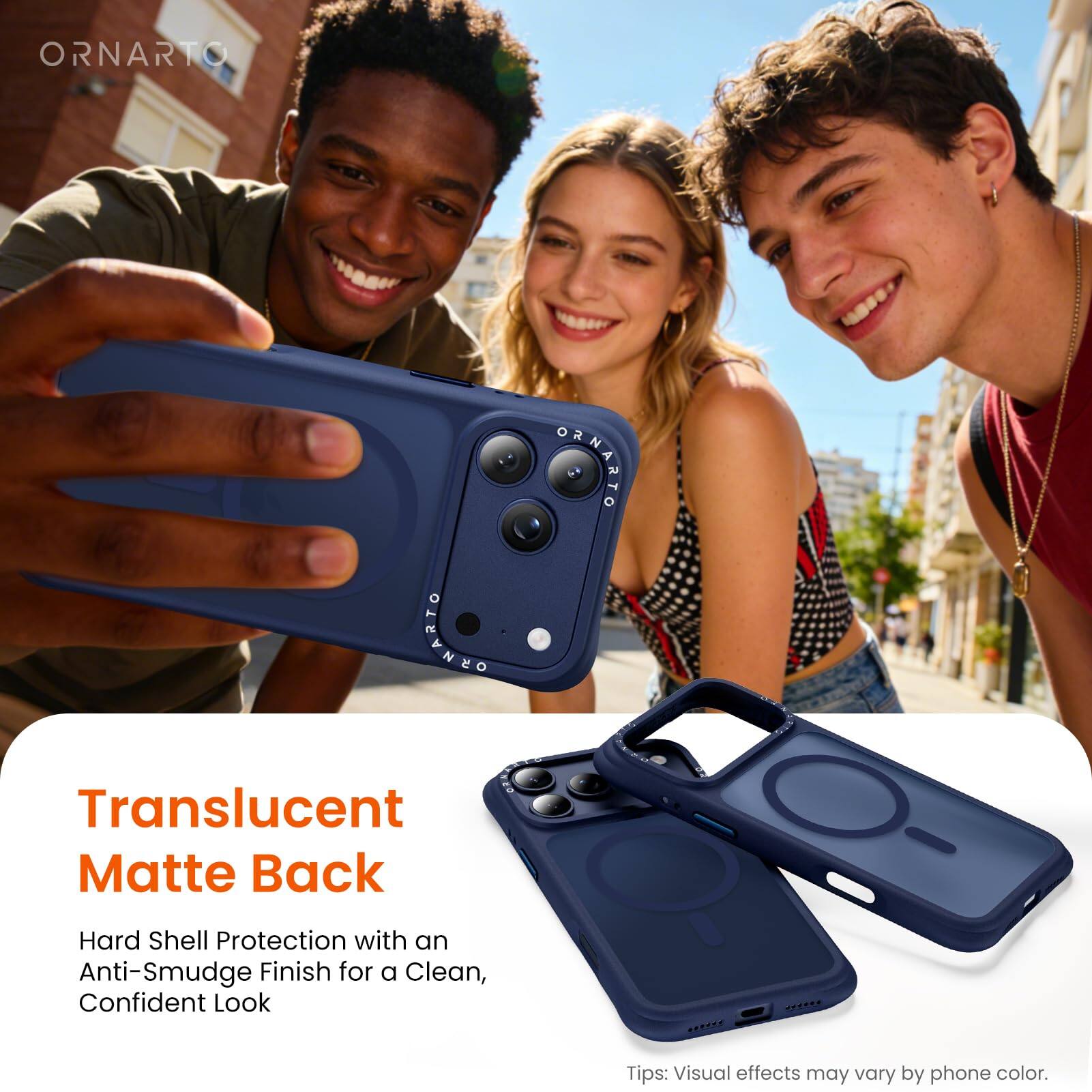 ORNARTO ORNARTO DRNARTO O78 Translucent Matte Back Hard Shell Protection with an Anti-Smudge Finish for a Clean, Confident Look

Tips: Visual effects may vary by phone color.