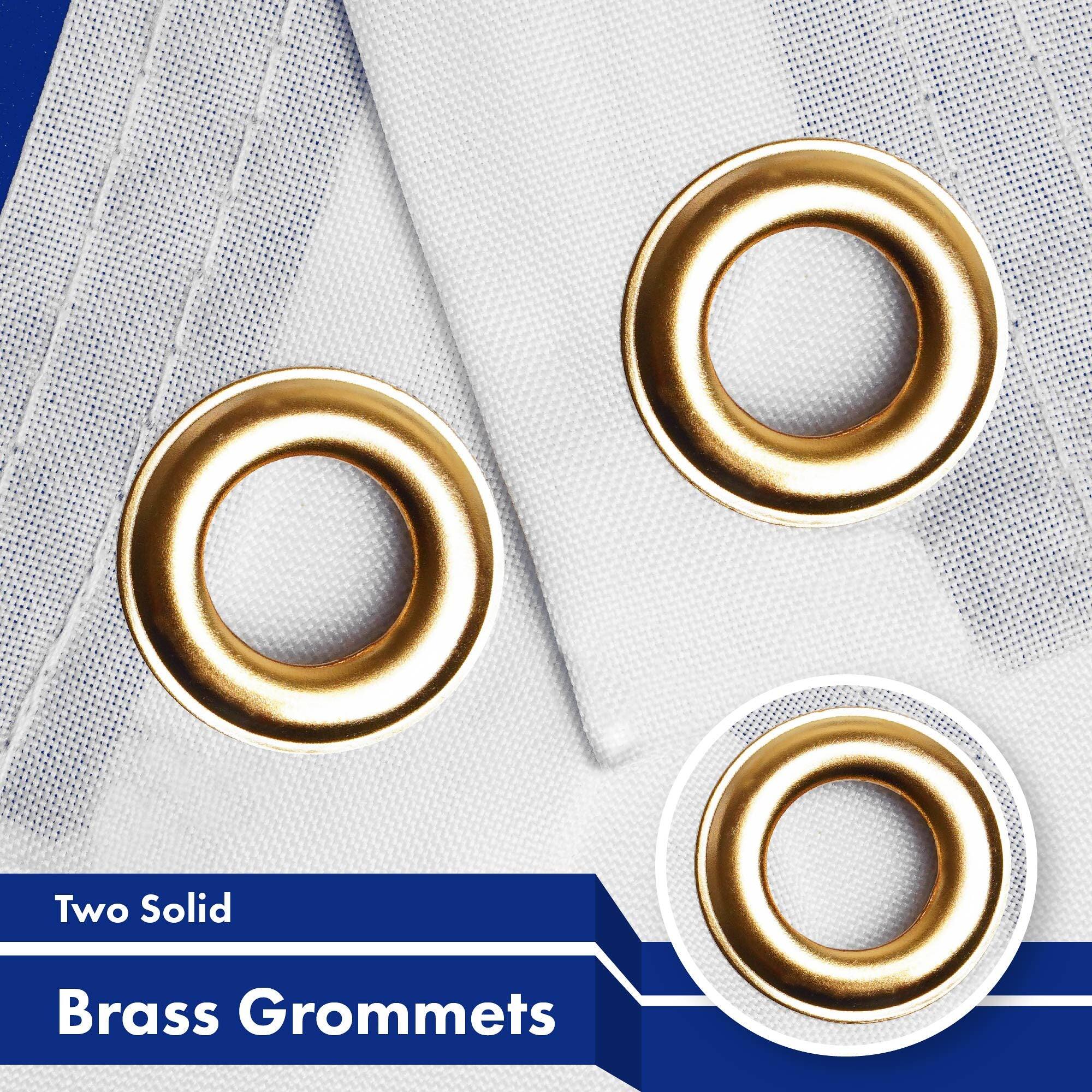 Two Solid Brass Grommets