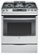 Front Zoom. GE - 5.6 Cu. Ft. Self-Cleaning Slide-In Gas Convection Range - Stainless steel.