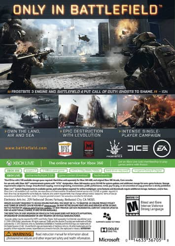 Jogo Battlefield 4 - Xbox 360 - Shop Leader - Gamer to Gamer