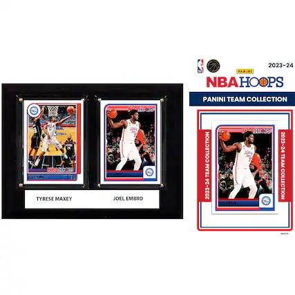 2023-24 NBA HOOPS PANINI TEAM COLLECTION
TYRESE MAXEY
JOEL EMBIID