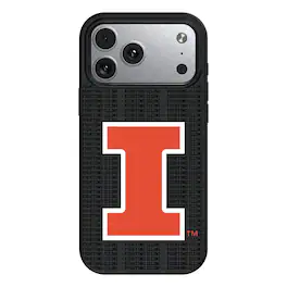 Keyscaper - NCAA - Illinois Fighting Illini Primary Logo iPhone Magnetic Bump Case - 15 - Black