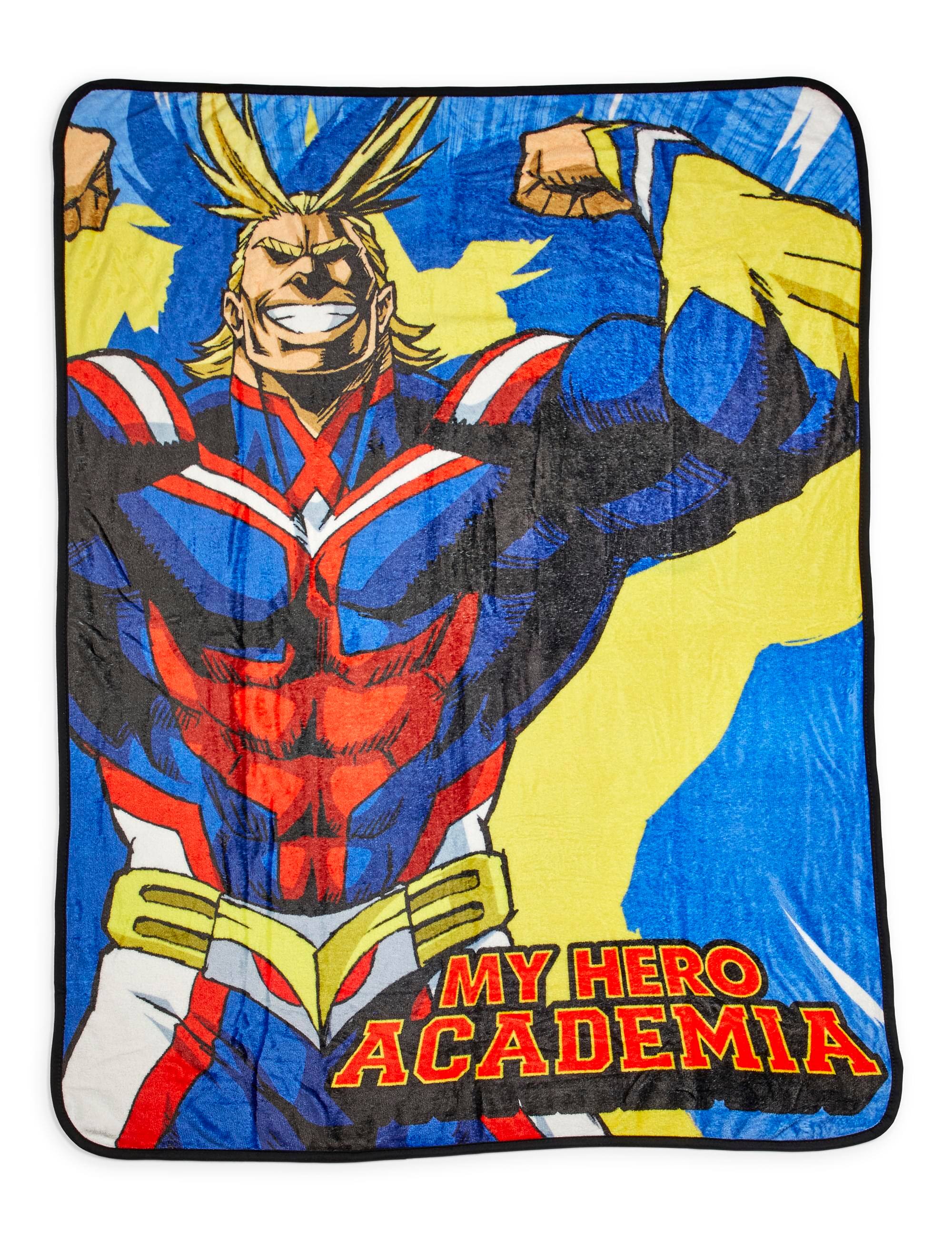 Just Funky - My Hero Academia Official All Might Large Fleece Throw Blanket | 60 x 45 Inches - Blue price history on PriceWatchPro