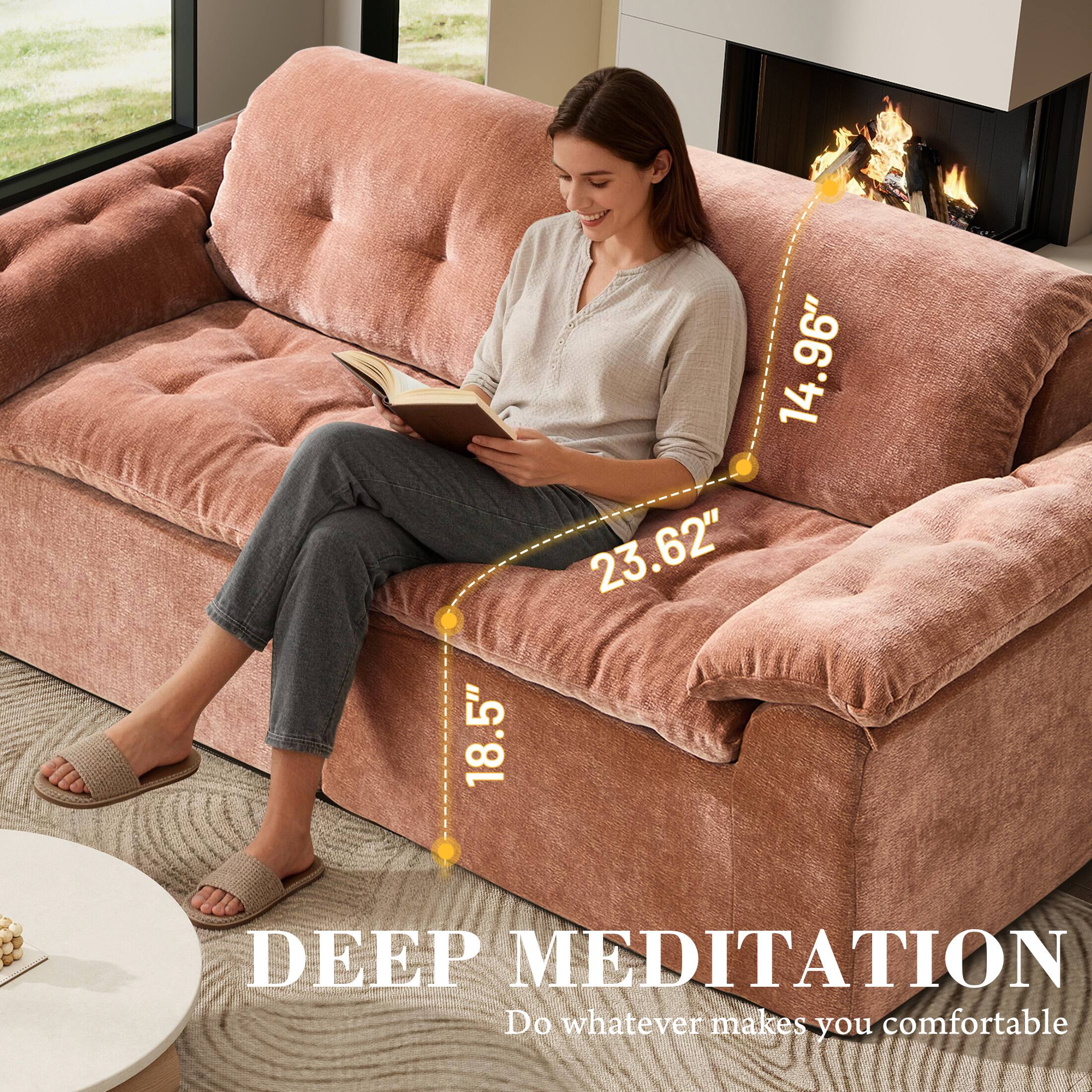 18.5" 14.96" 23.62" DEEP MEDITATION  
Do whatever makes you comfortable