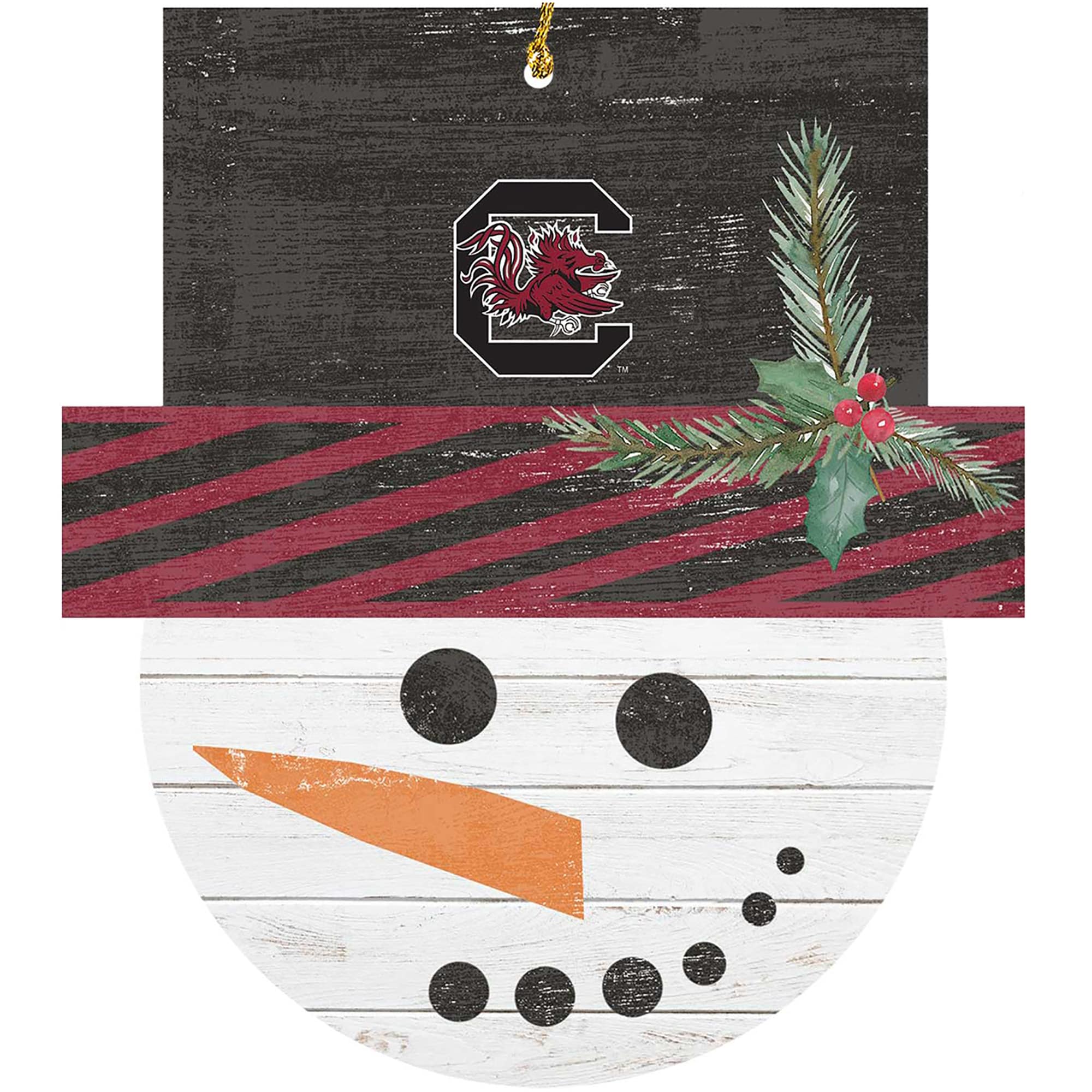 Alt View 3. Jardine - South Carolina Gamecocks Ornament Bundle - White.