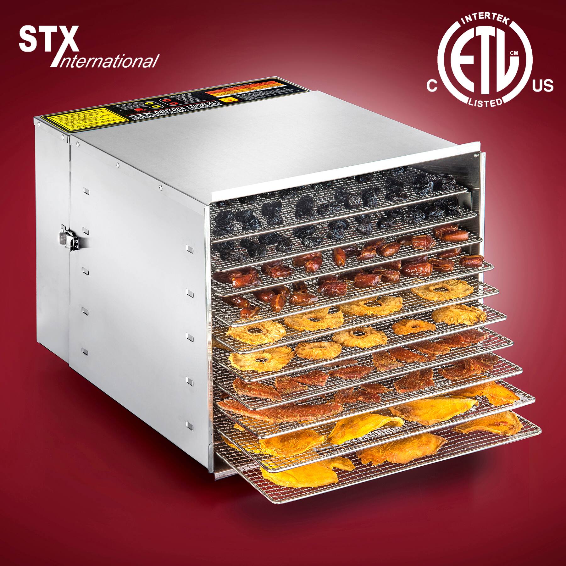 STX International  
DEHYDRA 1200W-XLS  
INTERTEK CM ETL US LISTED