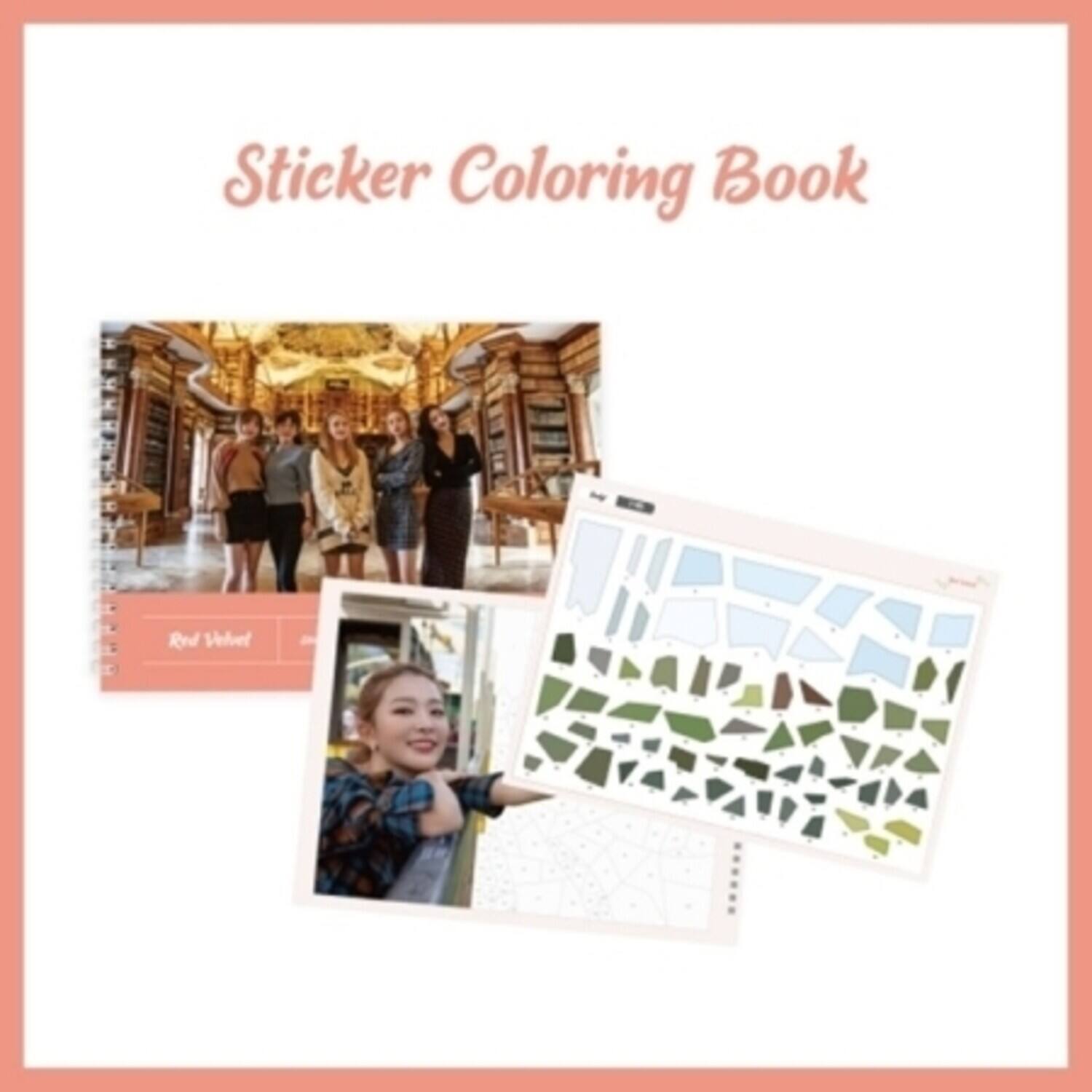Sticker Coloring Book  
Red Velvet