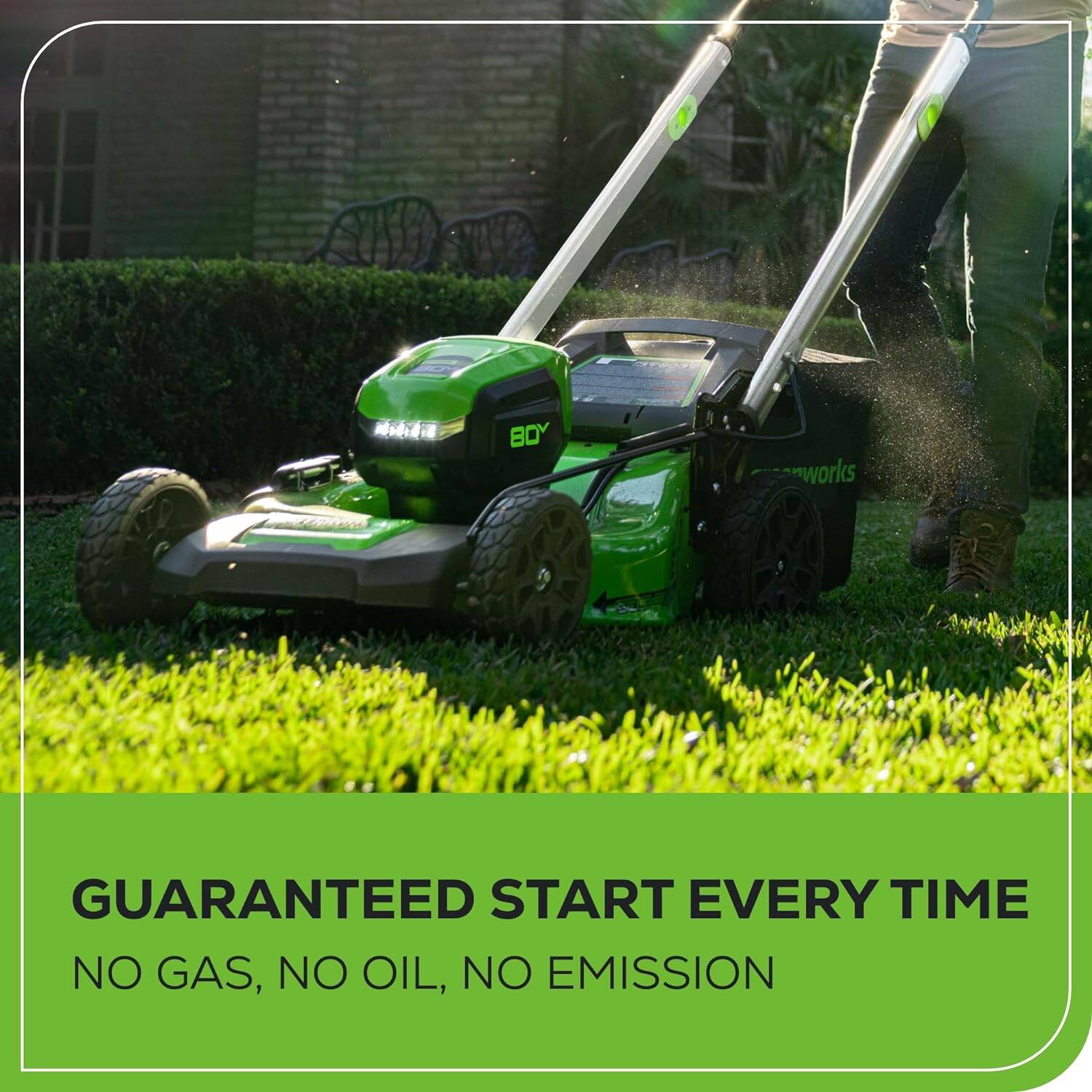 BOY works  
GUARANTEED START EVERY TIME  
NO GAS, NO OIL, NO EMISSION