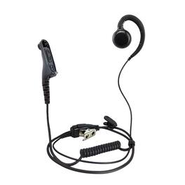 ProMaxPower - Swivel Earpiece with PTT Mic for Motorola XPR7550e, APX900 & Other Radios - Coiled