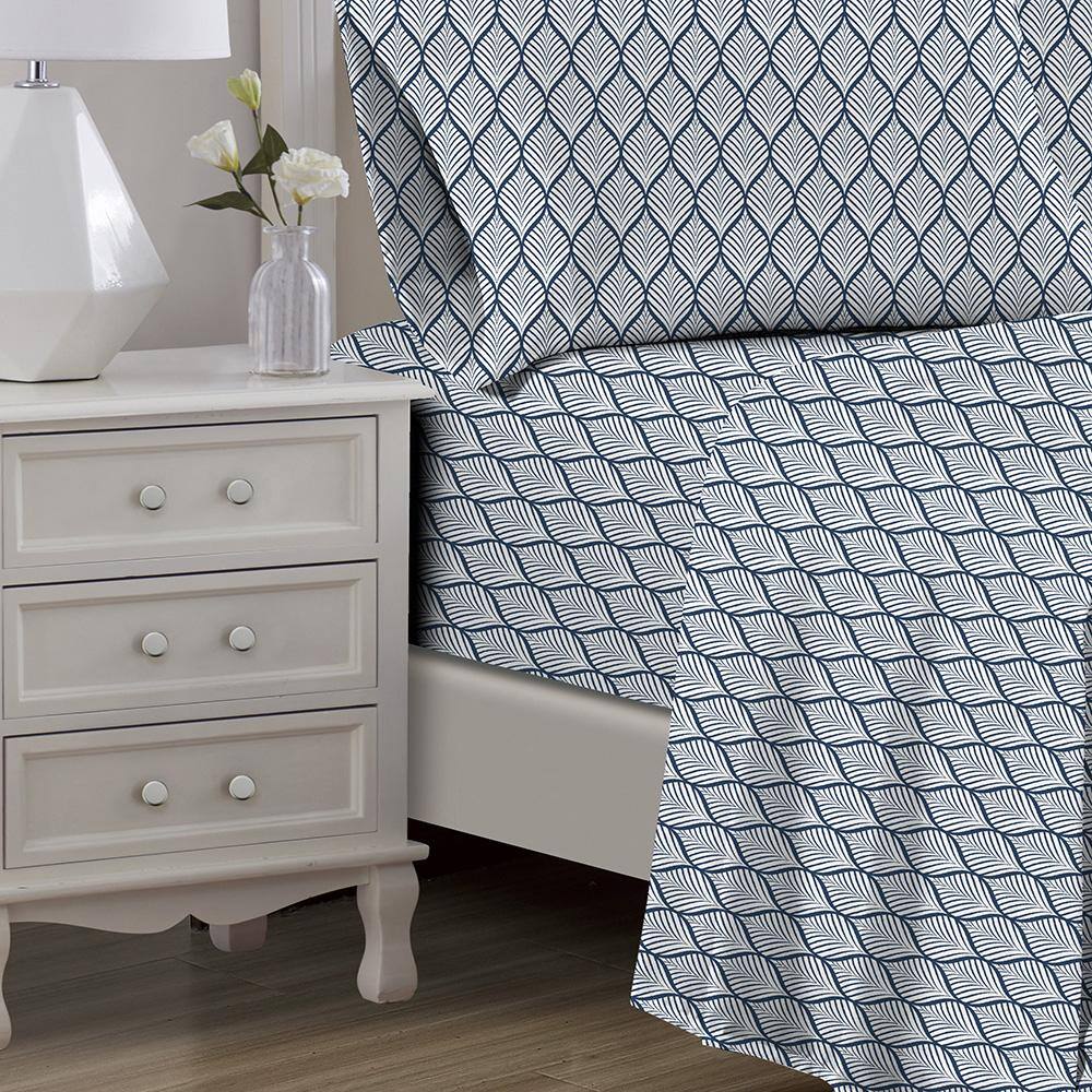 Alt View 1. RT Designers Collection - RT Designers Collection Dillon Organic Cotton Ultra Soft Printed Sheet Set Multi Twin - Multicolor.