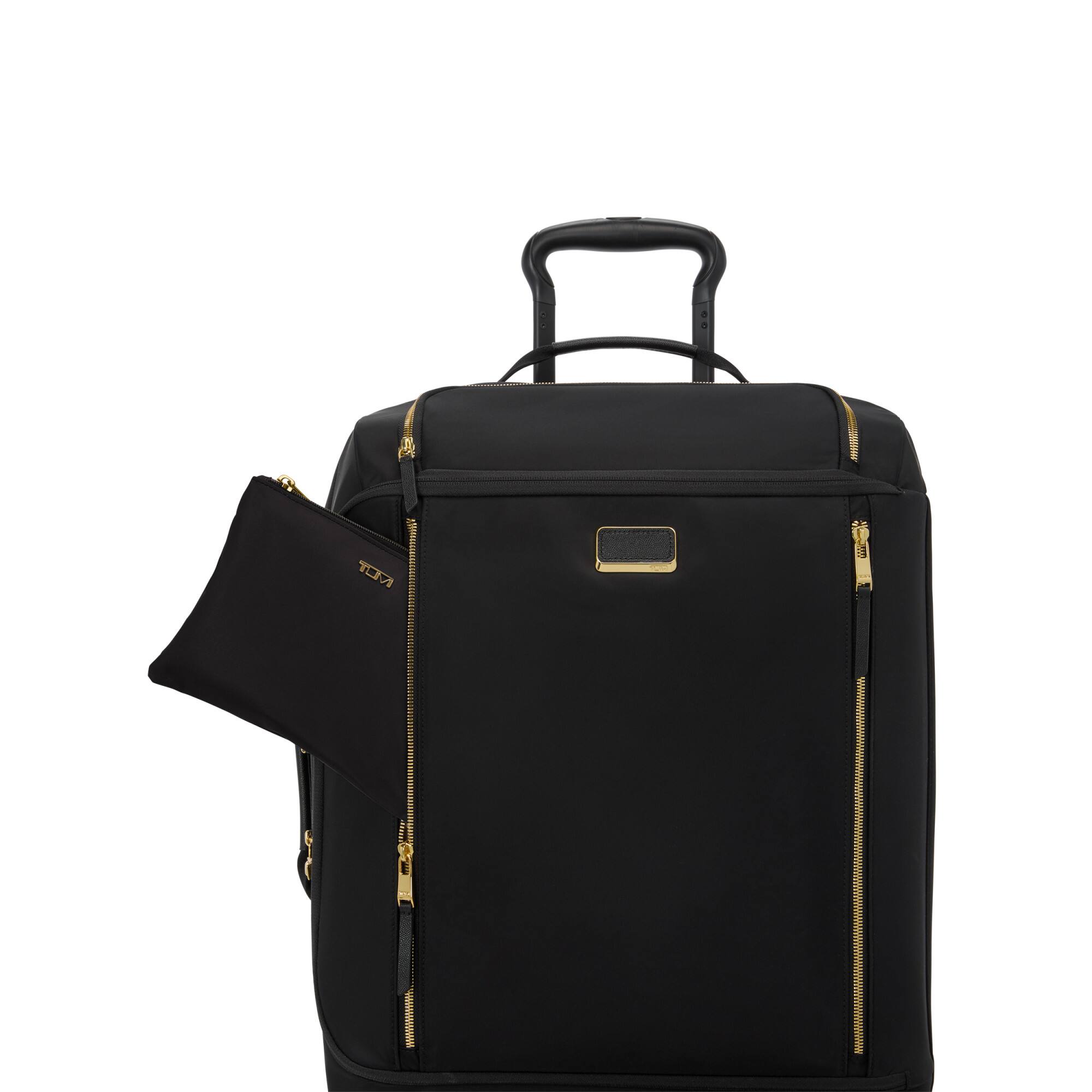 Back. TUMI - Voyageur Just In Case Small Tote Bag - Black/Gold.