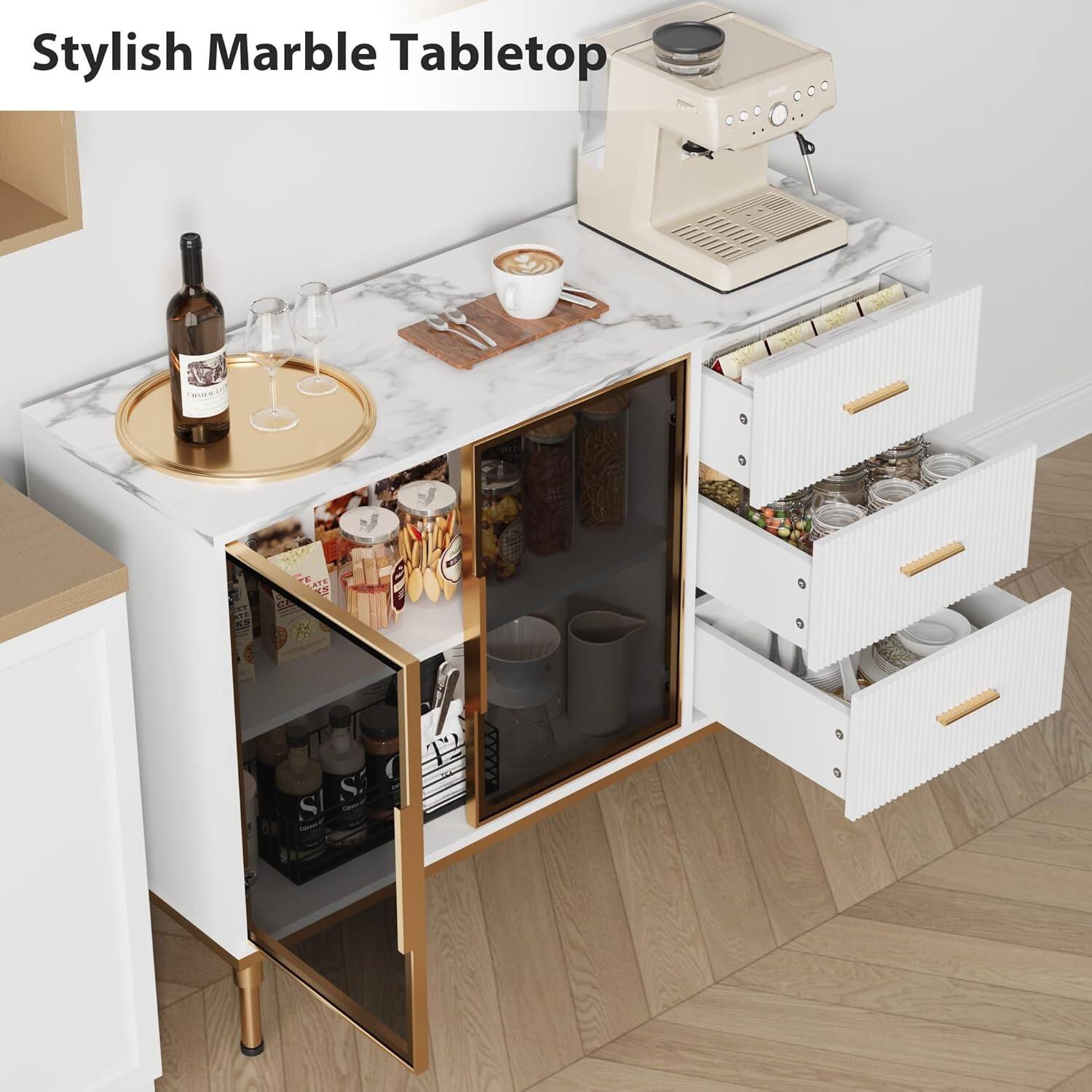 Stylish Marble Tabletop