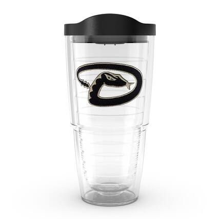 Front. Tervis - Arizona Diamondbacks 24oz. Emblem Classic Tumbler - Multicolor.