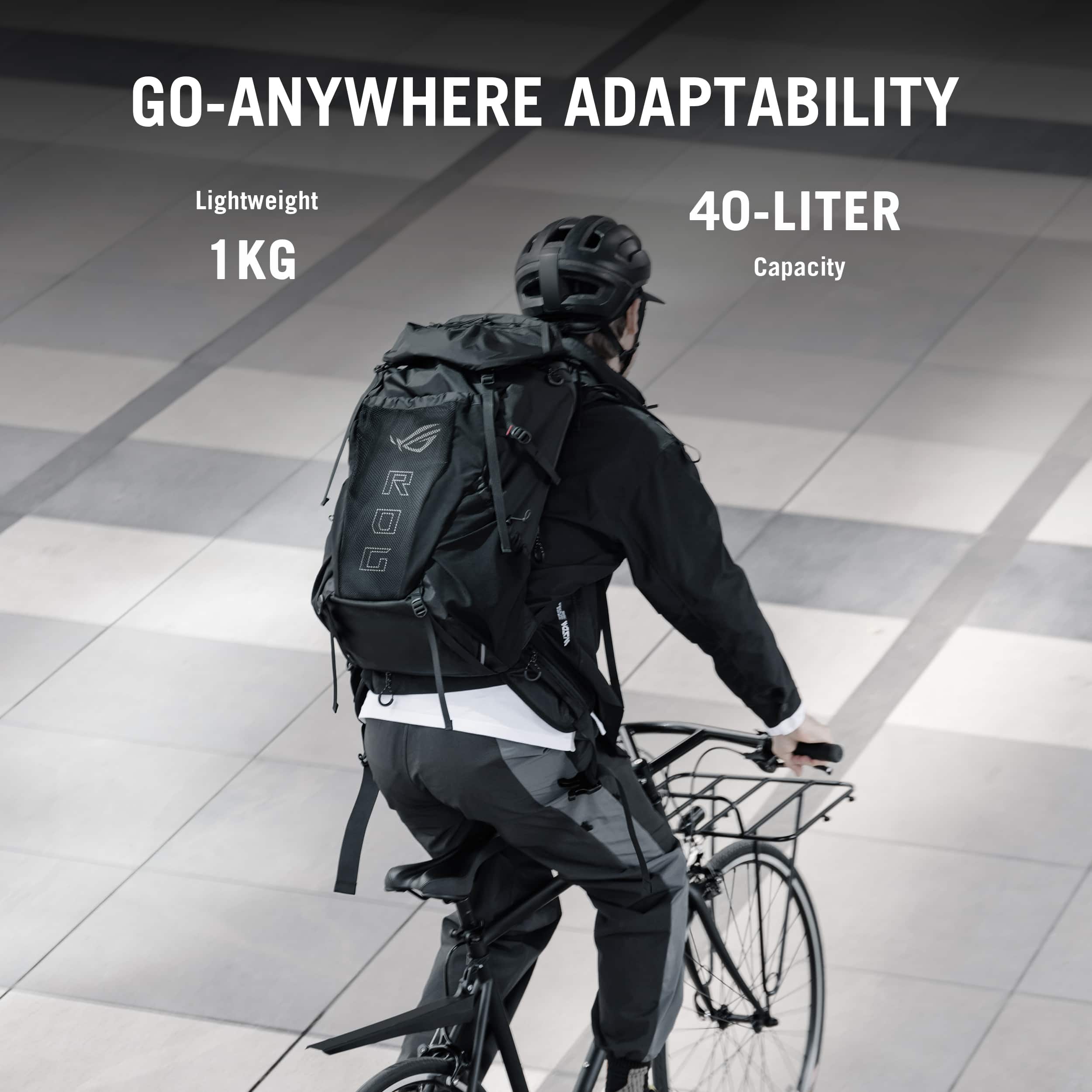 ASUS - ROG Archer ErgoAir 40L Lightweight Modular Gaming Bac